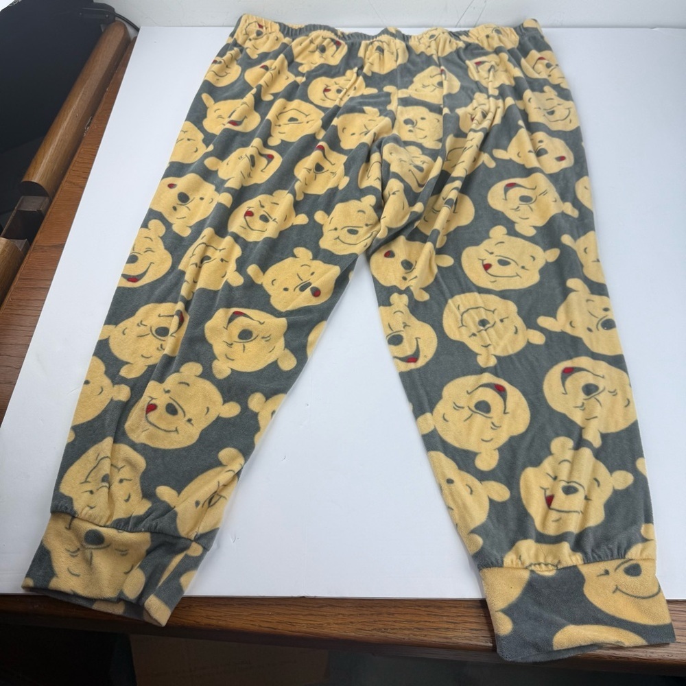 Winnie The Pooh Disney Womens 3X Pajama Lounge Joggers Pants Fleece Stretchy - Picture 9 of 9